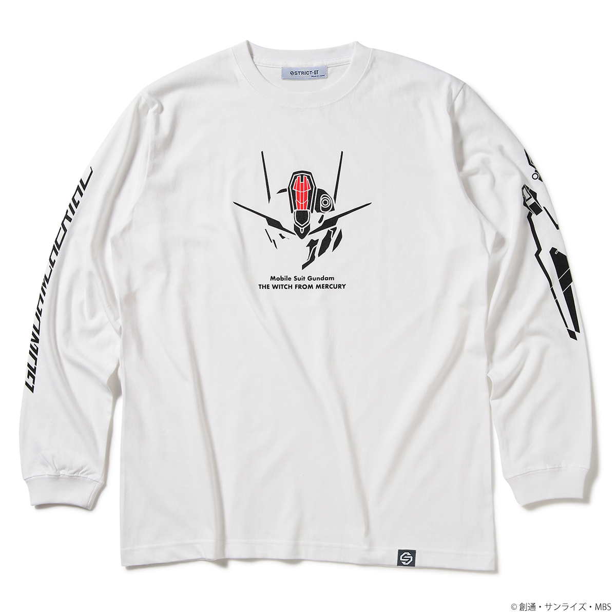 STRICT-G『機動戦士ガンダム 水星の魔女』長袖Tシャツ ガンダム・エアリアル シルエット