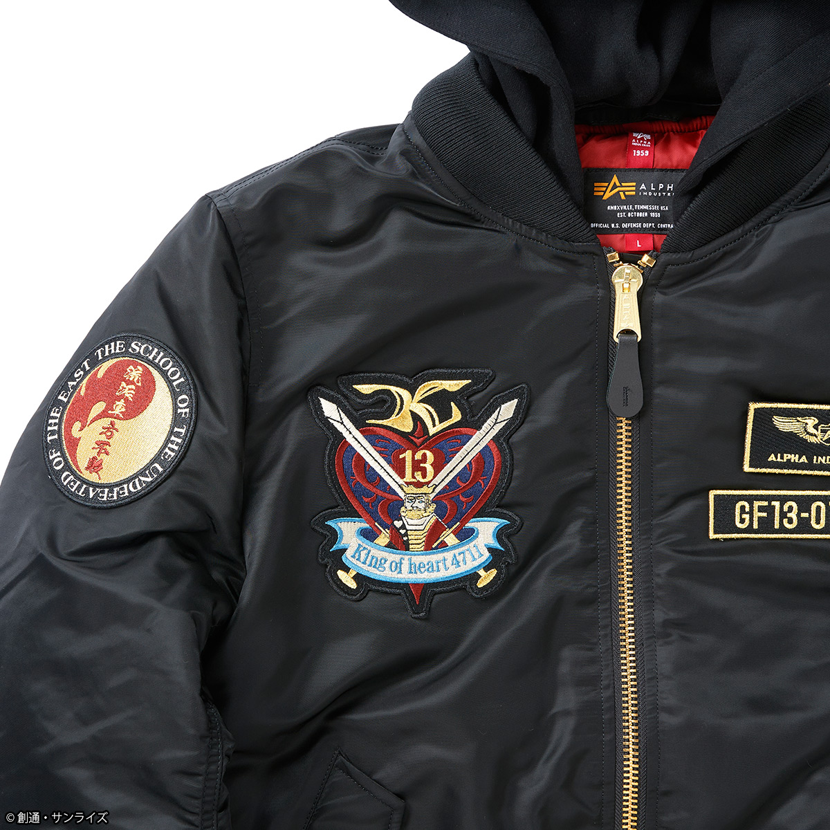 『機動武闘伝Gガンダム』×ALPHA INDUSTRIES MA-1 NATUS ドモン・カッシュモデルが登場！アクリルスタンドのプレゼントキャンペーンも実施！