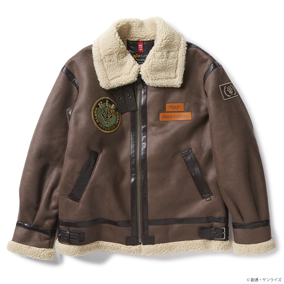 『機動戦士ガンダム』×ALPHA INDUSTRIES 初のボマージャケットが登場 保温性の高い内側全面ボア仕様のB-3、2種類で展開！