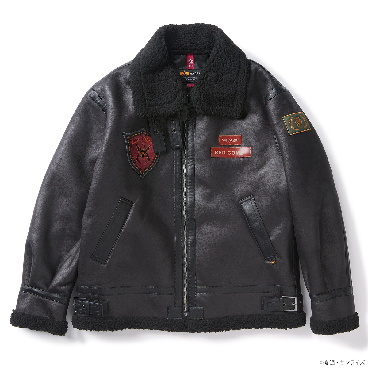 『機動戦士ガンダム』×ALPHA INDUSTRIES 初のボマージャケットが登場 保温性の高い内側全面ボア仕様のB-3、2種類で展開！