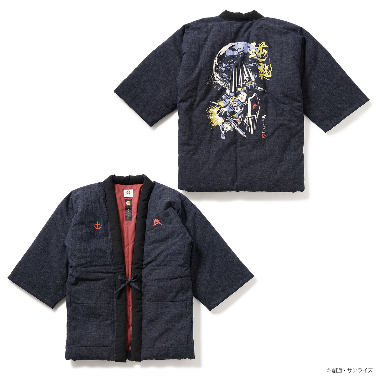STRICT-G JAPAN 宮田織物『機動戦士ガンダム 逆襲シャア』半纏 νガンダム