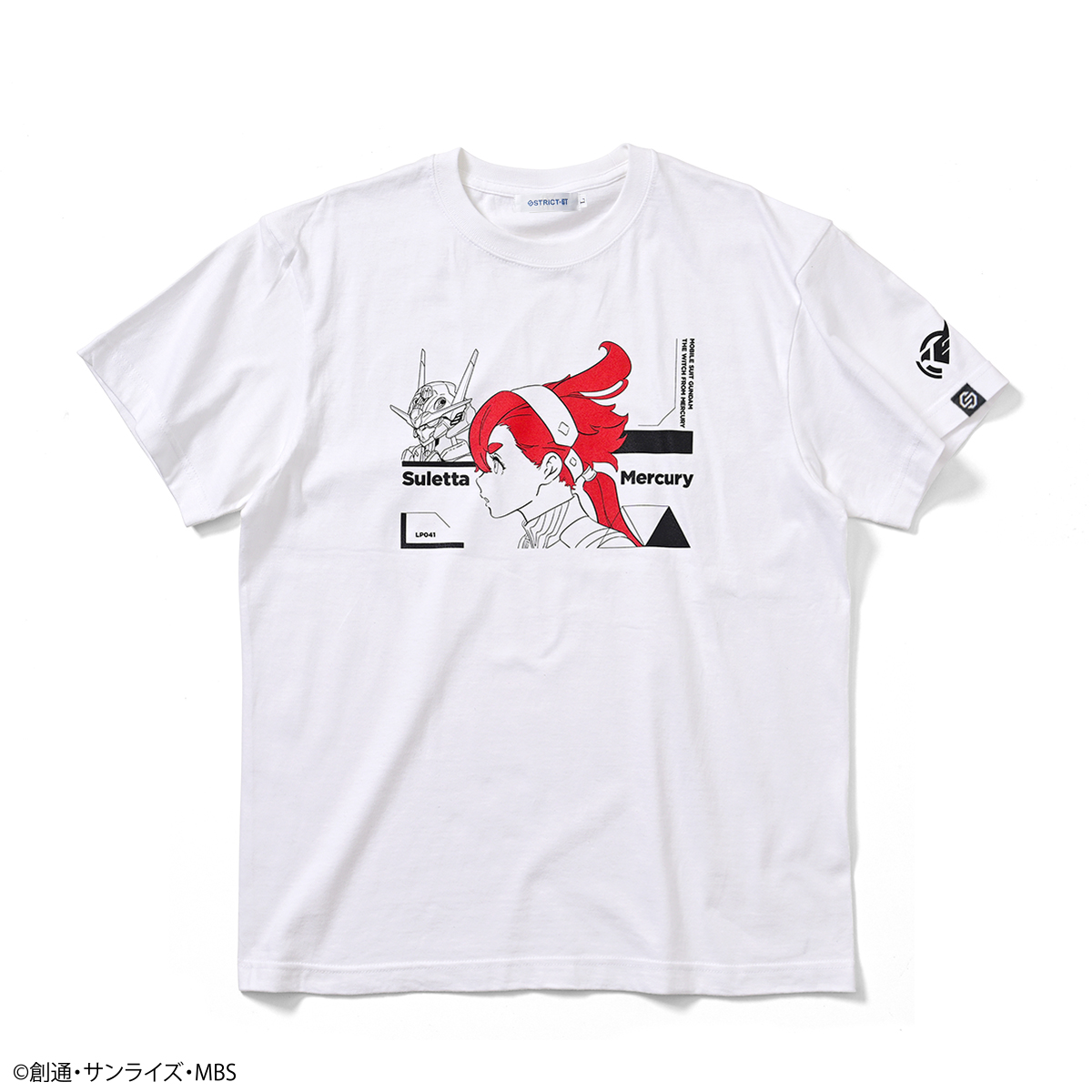 STRICT-G『機動戦士ガンダム 水星の魔女』Tシャツ スレッタ・マーキュリー横顔