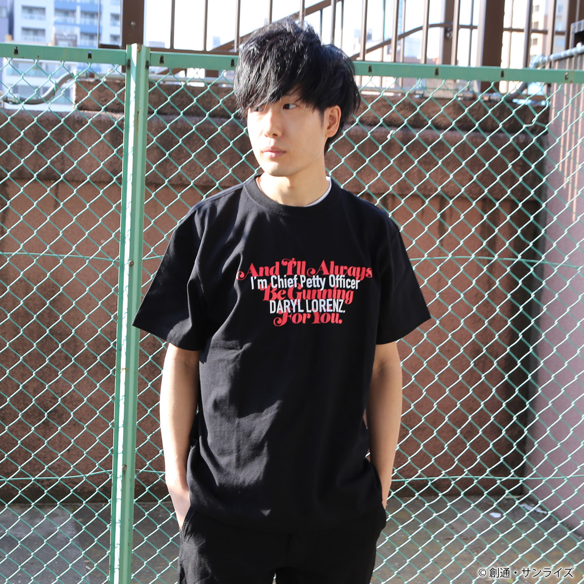 STRICT-G『機動戦士ガンダム サンダーボルト』メッセージTシャツ ダリル・ローレンツ