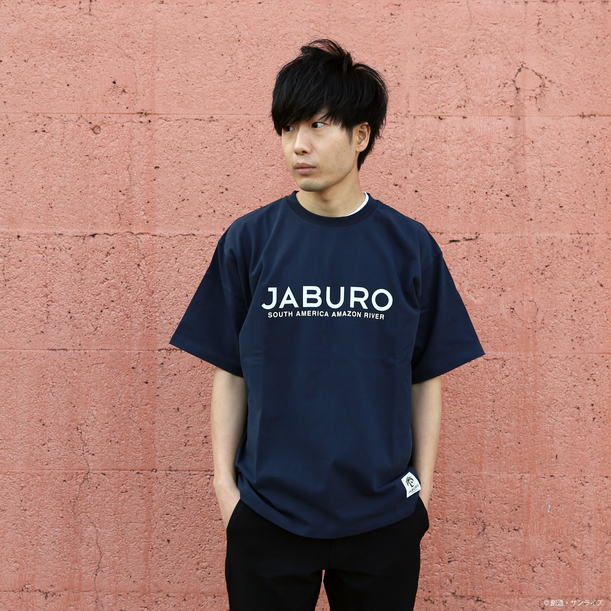 STRICT-G JABURO『機動戦士ガンダム』半袖Tシャツ サークルロゴ