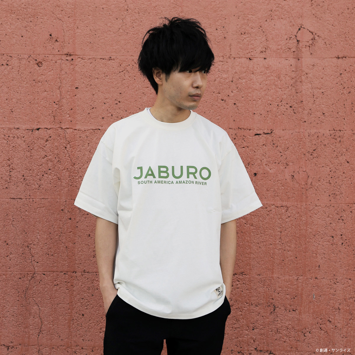 STRICT-G JABURO『機動戦士ガンダム』半袖Tシャツ サークルロゴ