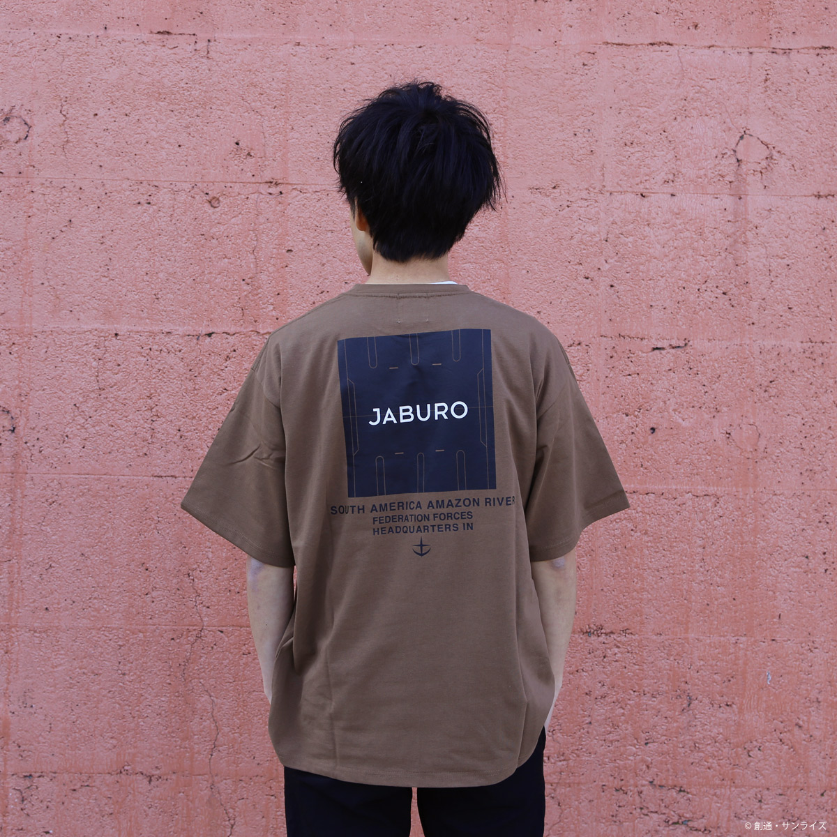 STRICT-G JABURO『機動戦士ガンダム』ポケット付き半袖Tシャツ BOXロゴ