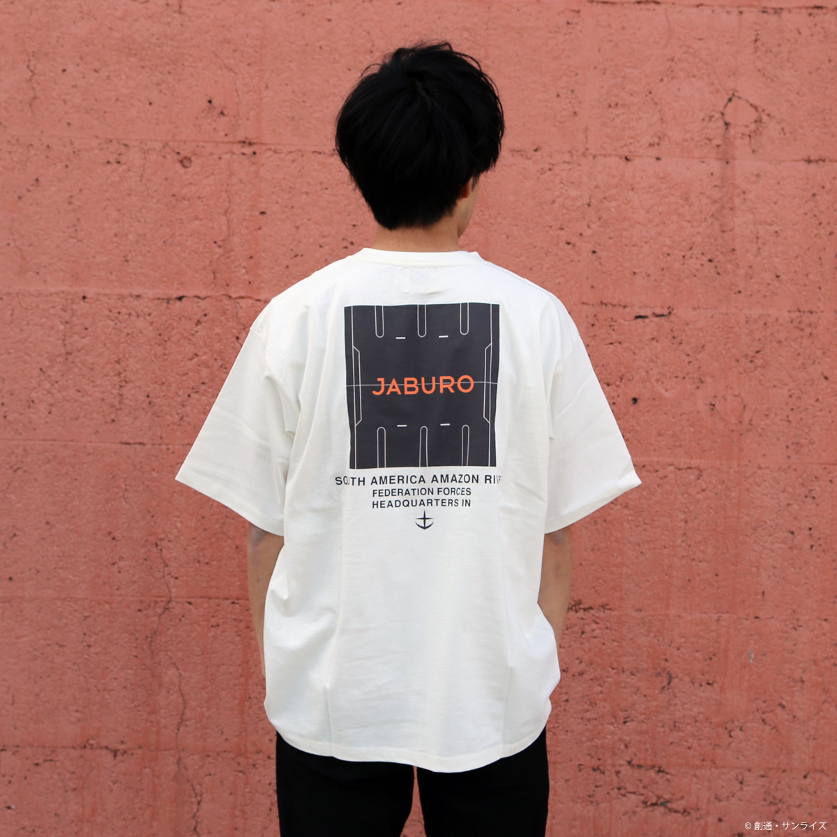STRICT-G JABURO『機動戦士ガンダム』ポケット付き半袖Tシャツ BOXロゴ