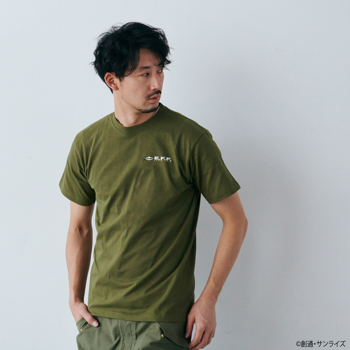 STRICT-G.ARMS『機動戦士ガンダム 閃光のハサウェイ』半袖Tシャツ E.F.F.