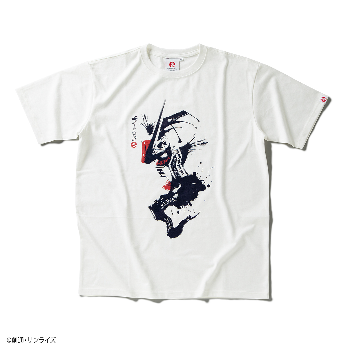 好評につき半袖Tシャツが登場！ 『機動戦士ガンダム』歴戦のモビルスーツを筆絵風の和柄デザインで 表現したSTRICT-G JAPAN筆絵タッチの和柄シリーズ