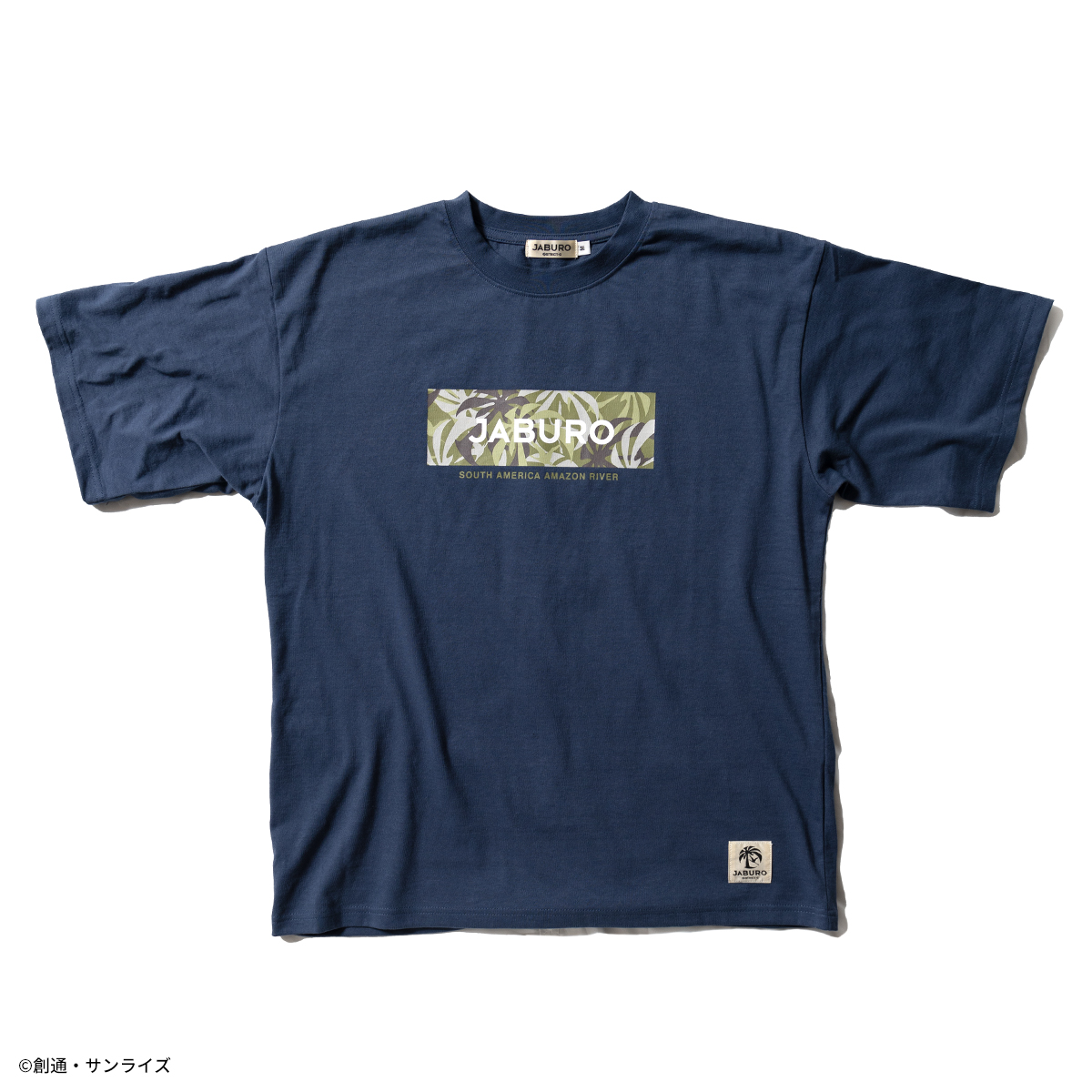 STRICT-G JABURO『機動戦士ガンダム』半袖Tシャツ 迷彩ボックスロゴ