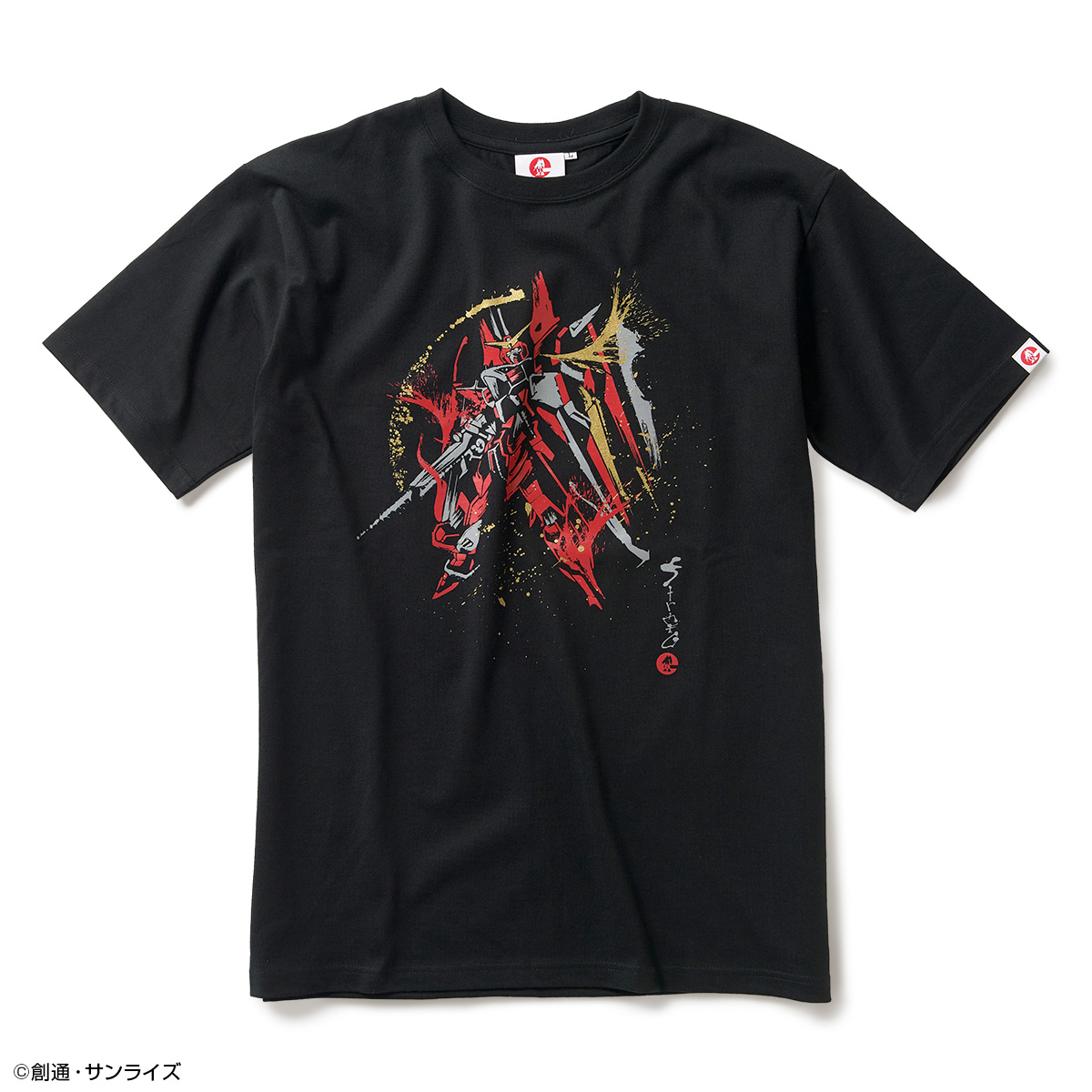 STRICT-G JAPAN『機動戦士ガンダムSEED』Tシャツ 筆絵風ジャスティスガンダム柄