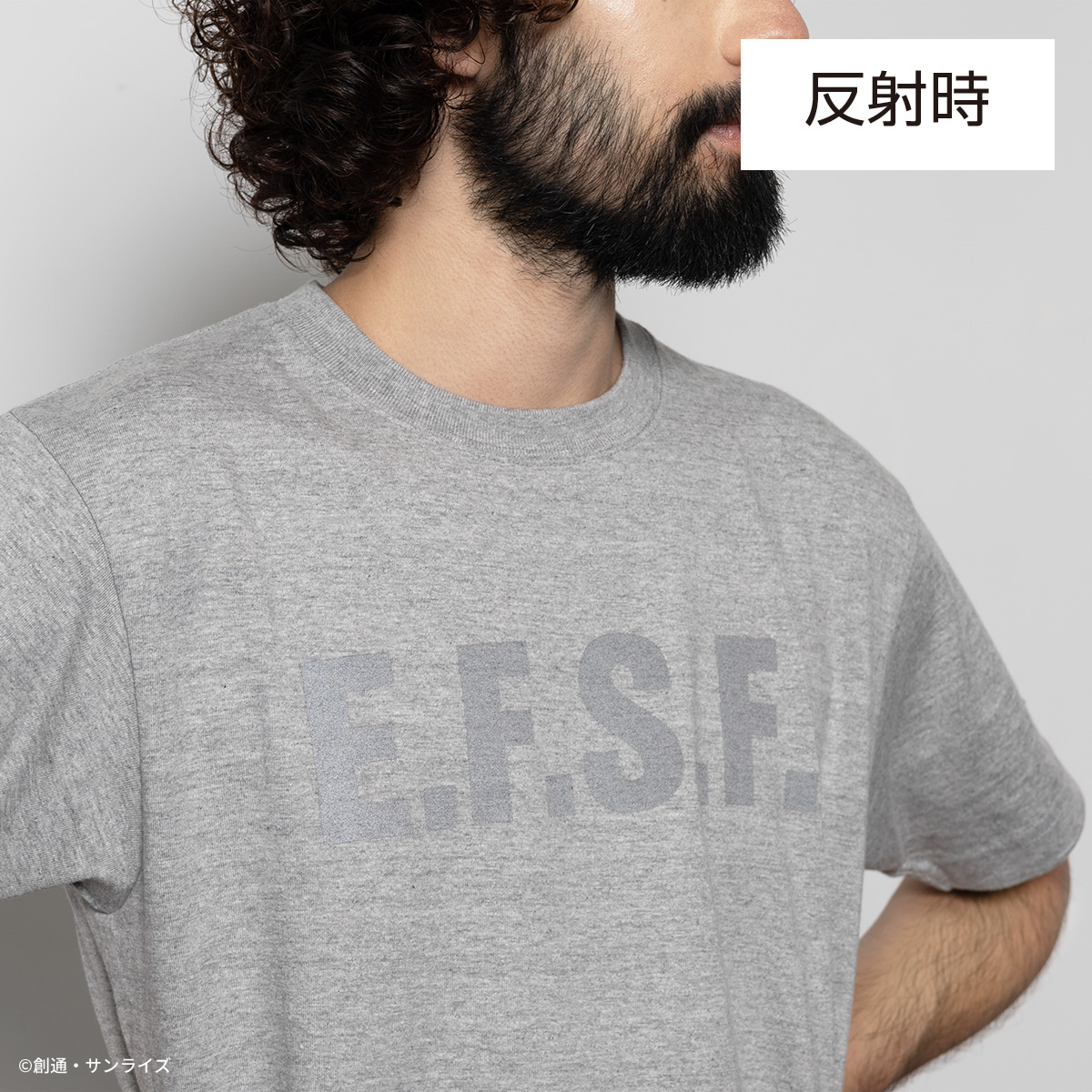 STRICT-G.ARMS『機動戦士ガンダム』半袖Tシャツ リフレクタープリント 