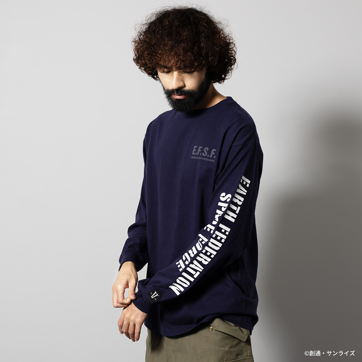 STRICT-G.ARMS『機動戦士ガンダム』長袖Tシャツ リフレクタープリント 