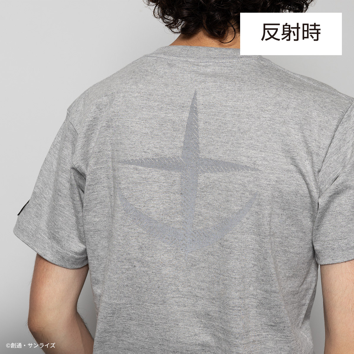 STRICT-G.ARMS『機動戦士ガンダム』半袖Tシャツ リフレクタープリント E.F.S.F.