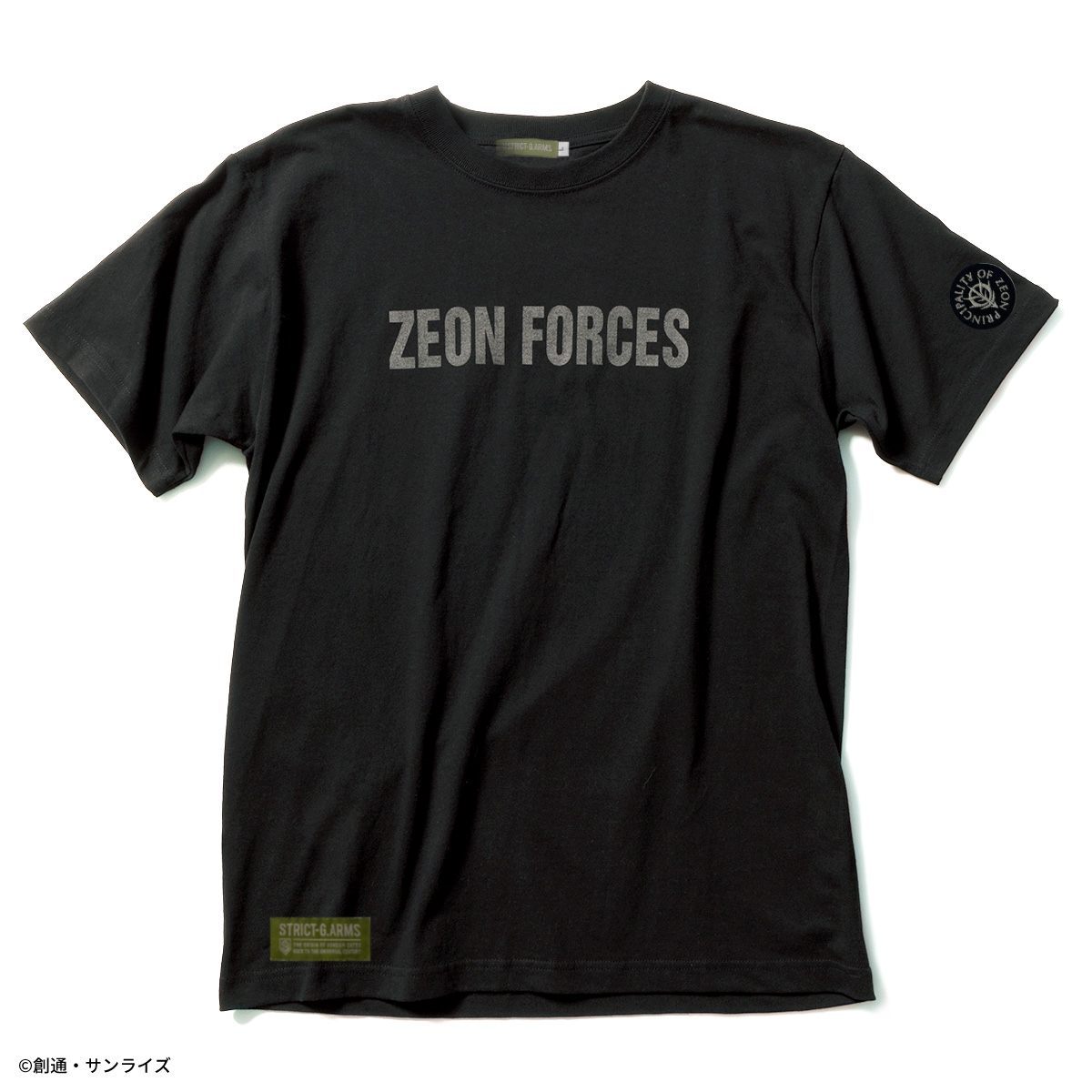 STRICT-G.ARMS『機動戦士ガンダム』半袖Tシャツ リフレクタープリント ZEON FORCES