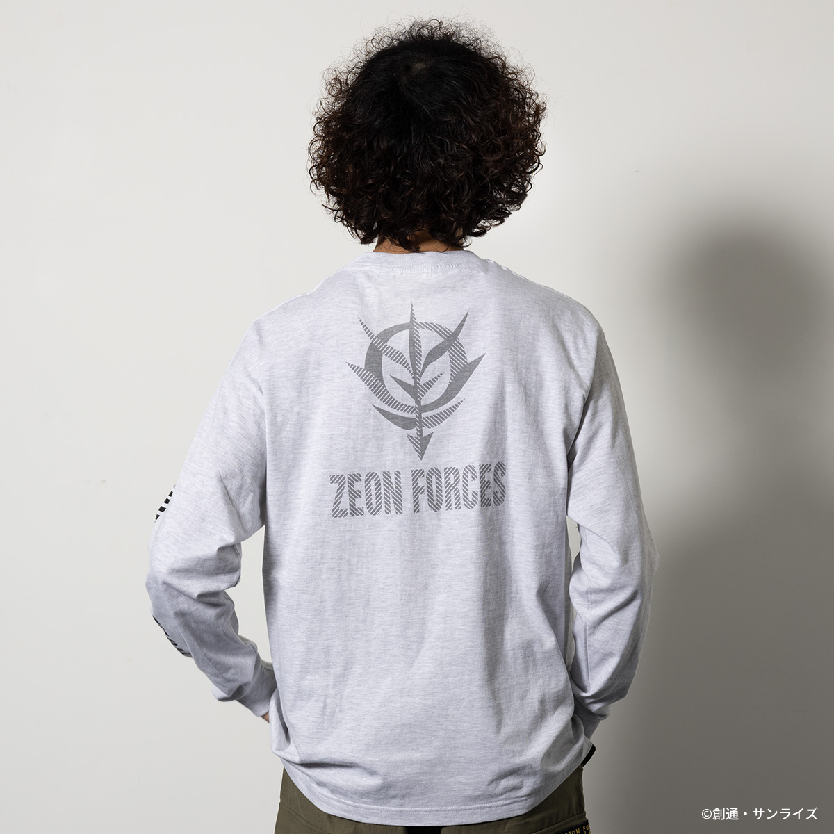 STRICT-G.ARMS『機動戦士ガンダム』長袖Tシャツ リフレクタープリント ZEON FORCES