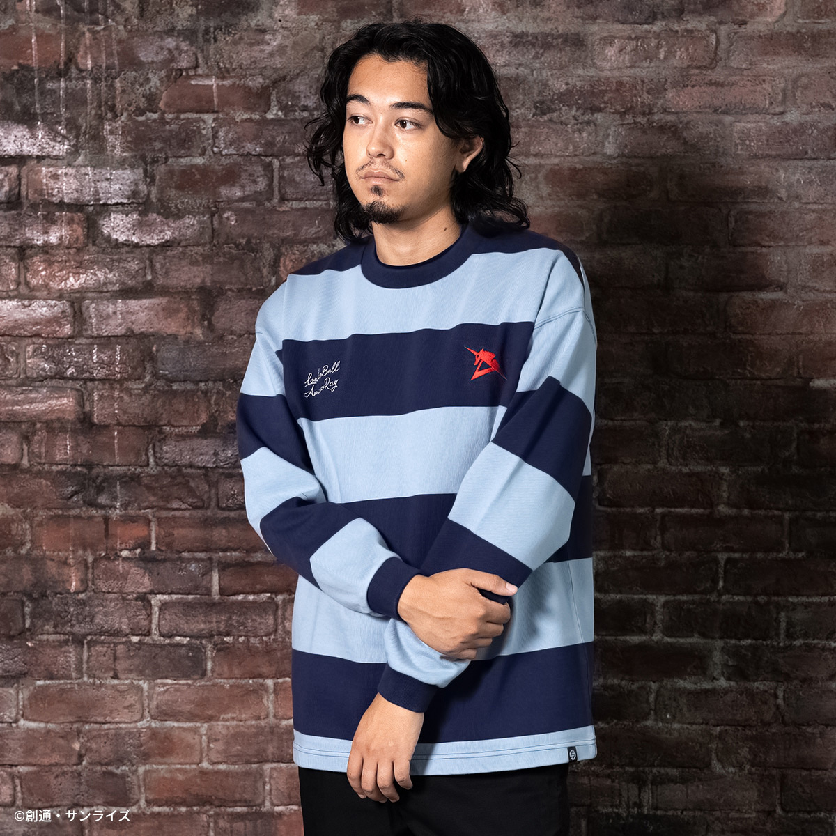 STRICT-G HARDIN KNITWEAR『機動戦士ガンダム 逆襲のシャア』 ヘビーオンスボーダー長袖Tシャツ LondBellモデル