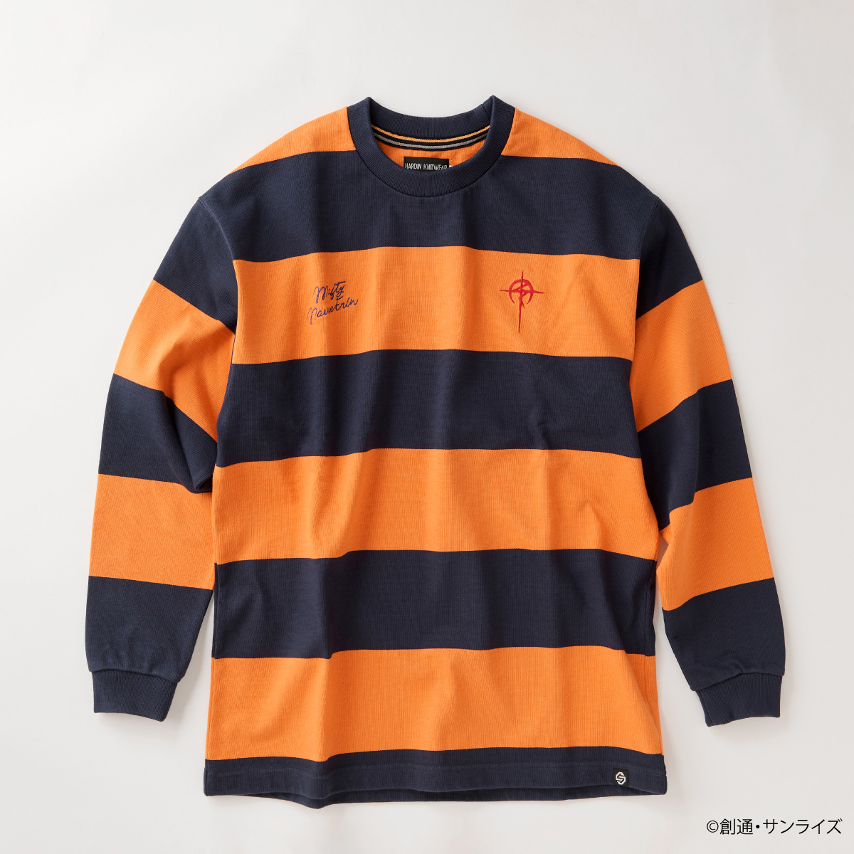 STRICT-G HARDIN KNITWEAR『機動戦士ガンダム 閃光のハサウェイ』ヘビーオンスボーダー長袖Tシャツ MAFTYモデル