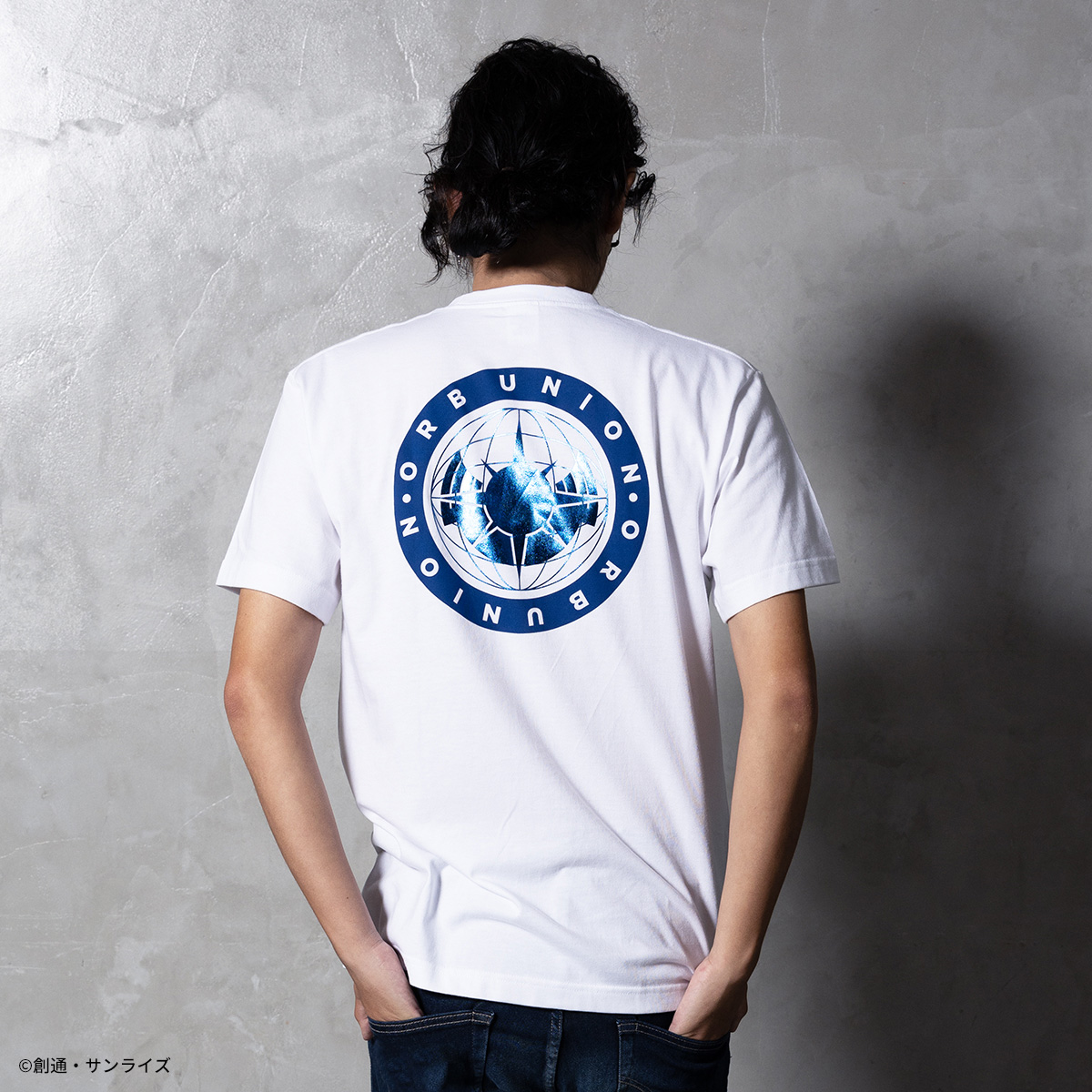 STRICT-G『機動戦士ガンダムSEED DESTINY』半袖Tシャツ ORB UNIONロゴマーク柄