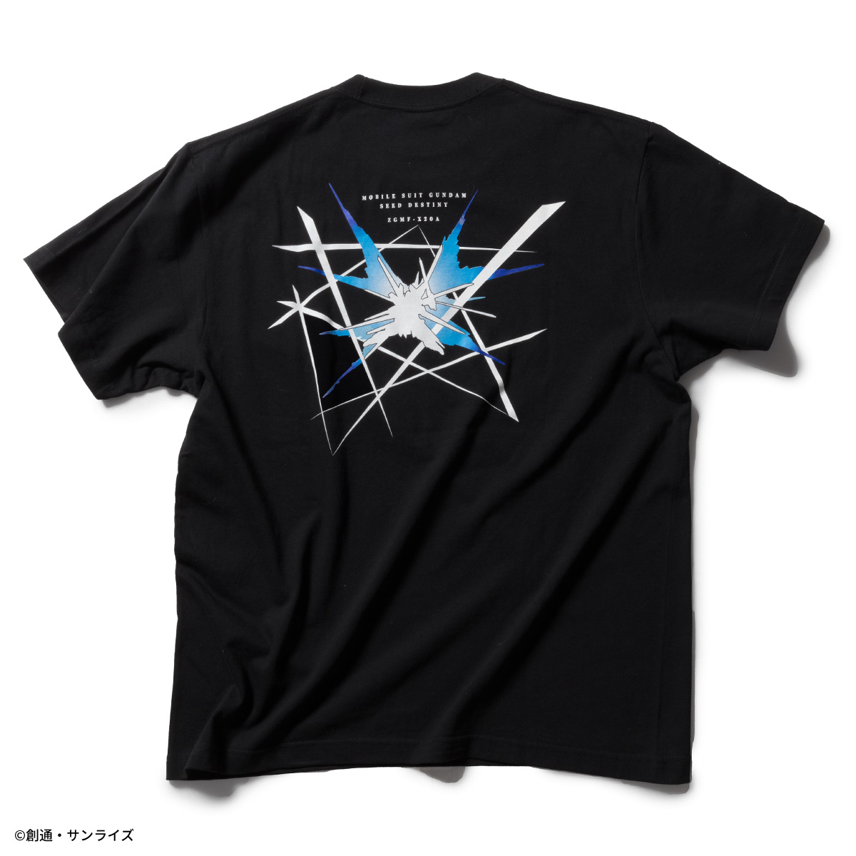 STRICT-G『機動戦士ガンダムSEED DESTINY』半袖Tシャツ ストライクフリーダムガンダム シルエット柄