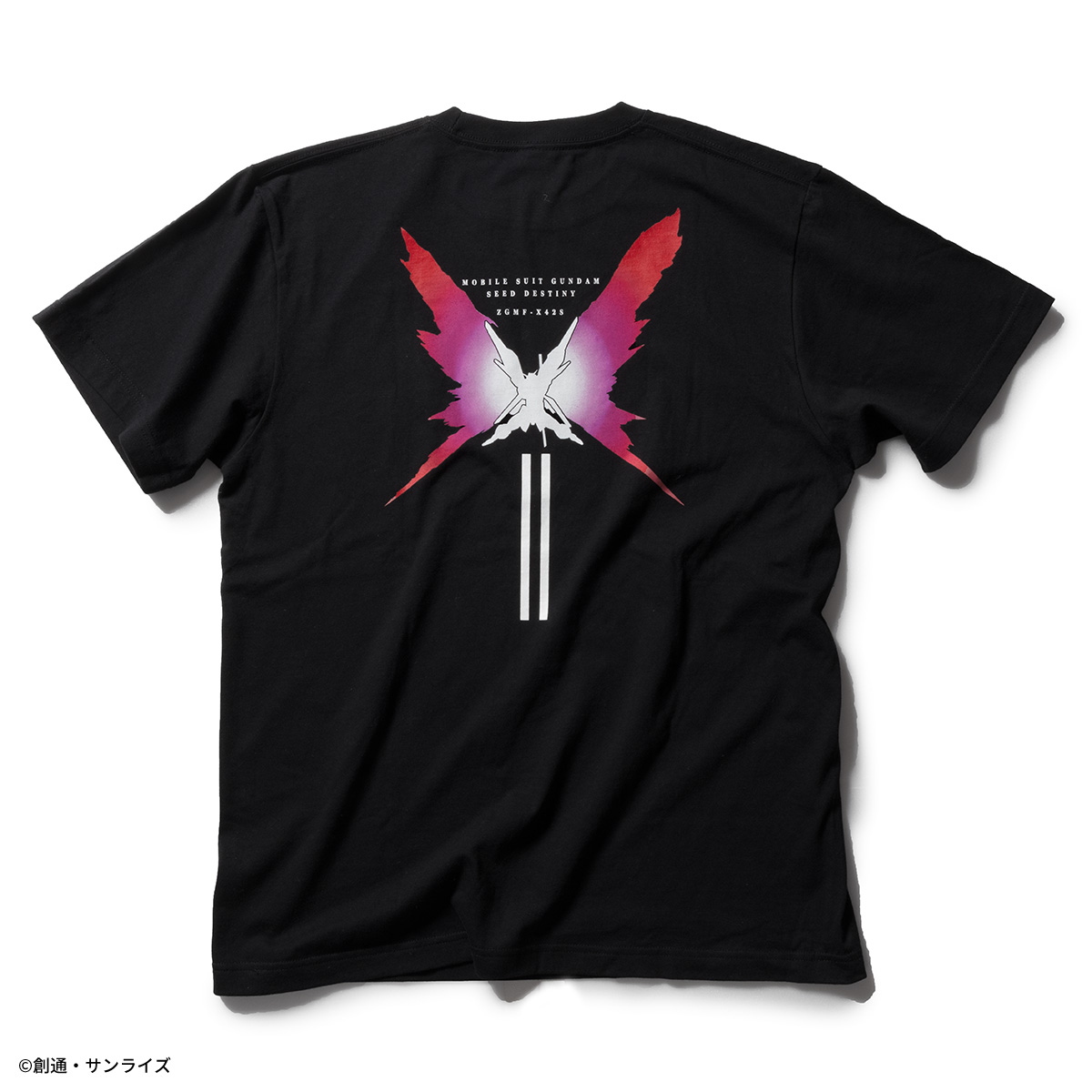 STRICT-G『機動戦士ガンダムSEED DESTINY』半袖Tシャツ デスティニーガンダム シルエット柄