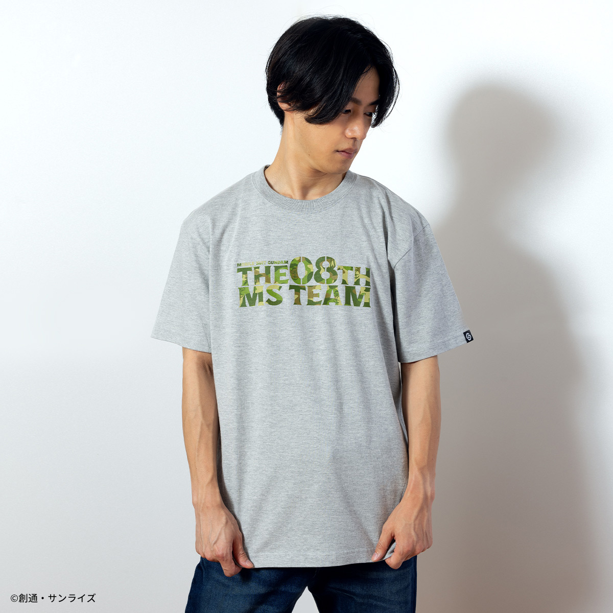 STRICT-G『機動戦士ガンダム 第08MS小隊』半袖Tシャツ 08MS ロゴCAMO