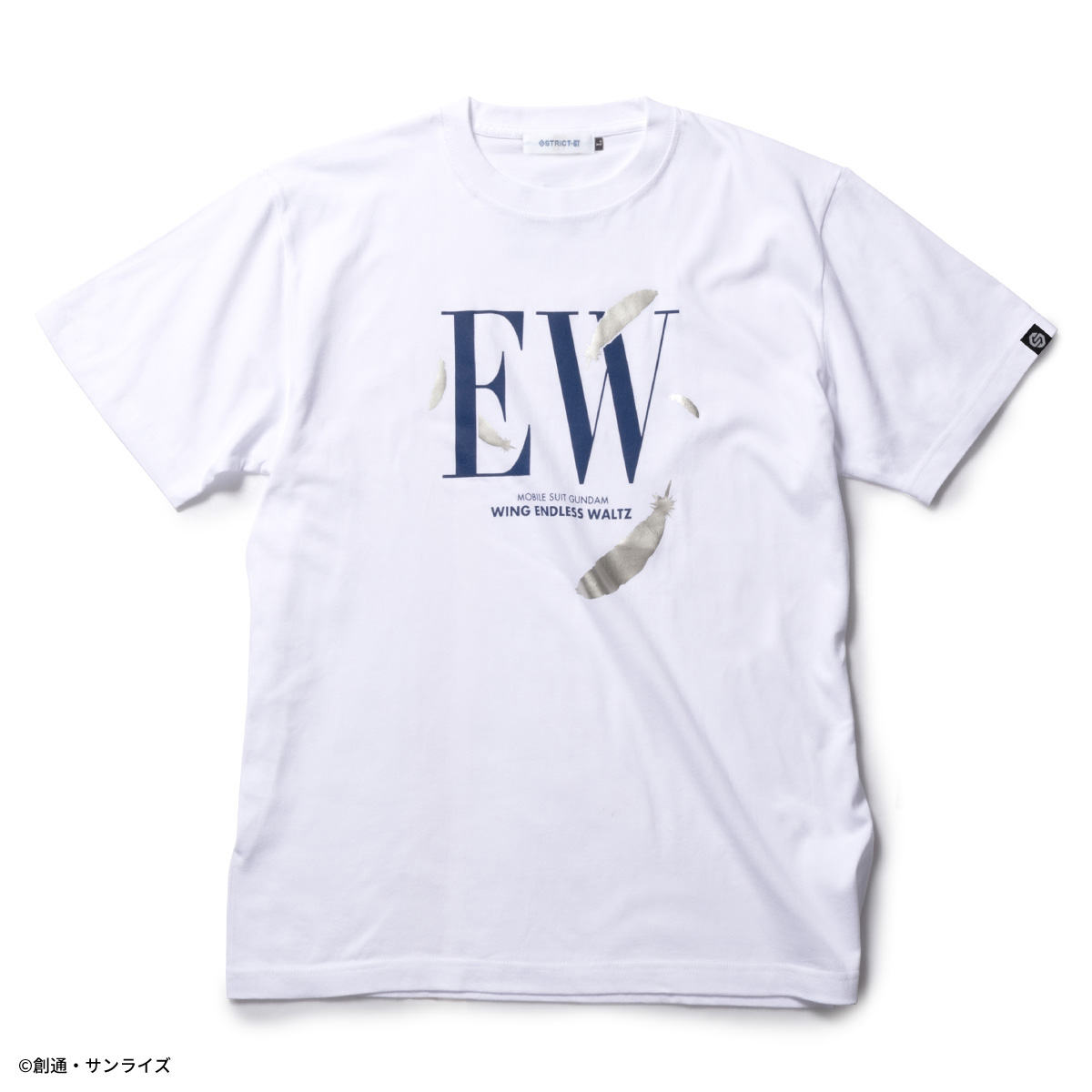 STRICT-G『新機動戦記ガンダムW Endless Waltz』半袖Tシャツ ロゴフェザー柄