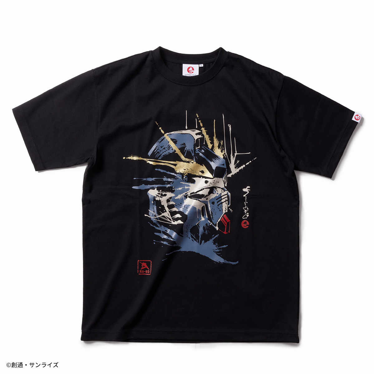 STRICT-G JAPAN『機動戦士ガンダム 逆襲のシャア』筆絵風横顔Tシャツ