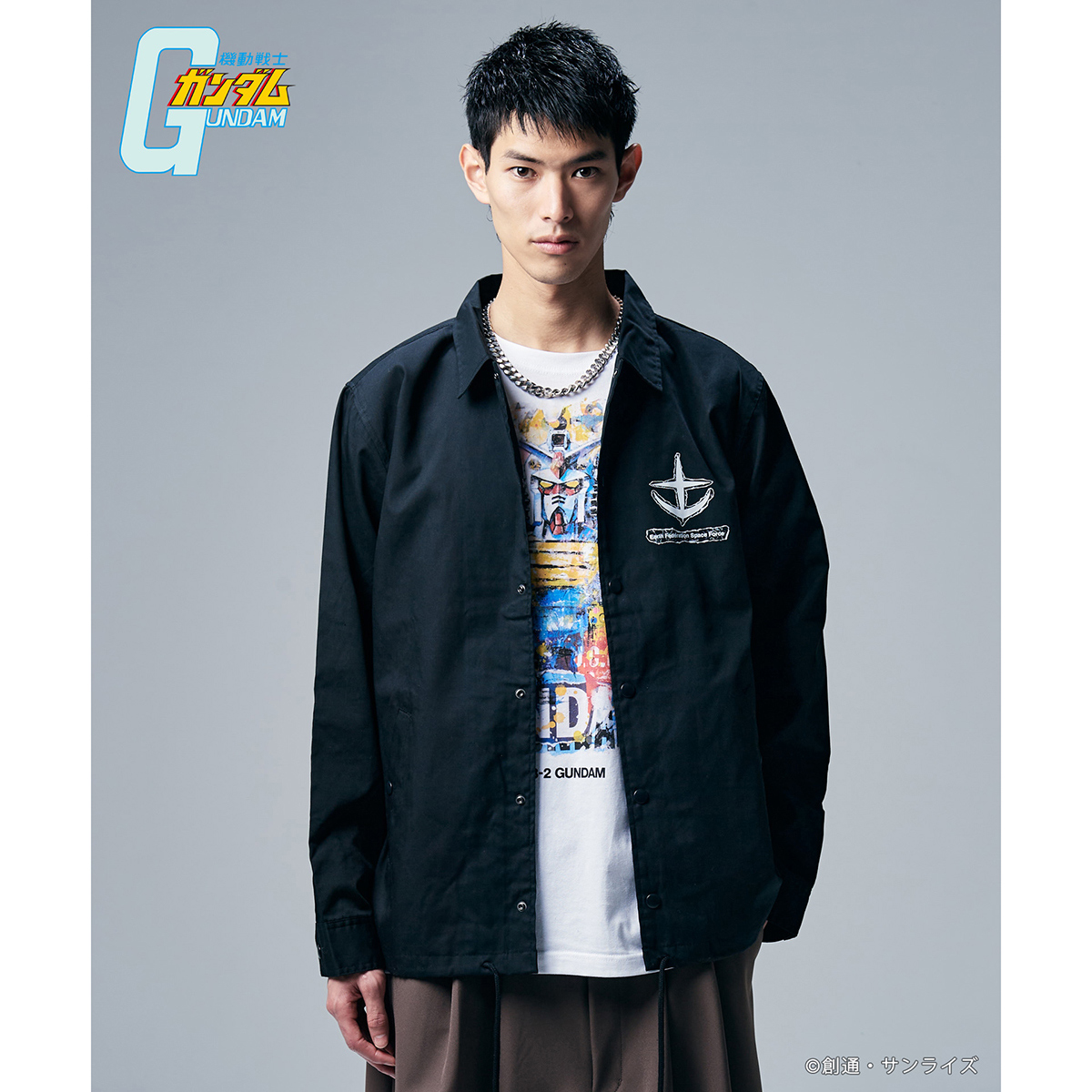 STRICT-G glamb『機動戦士ガンダム』コーチジャケット E.F.S.F.(E.F.S.F. Coach Jacket)