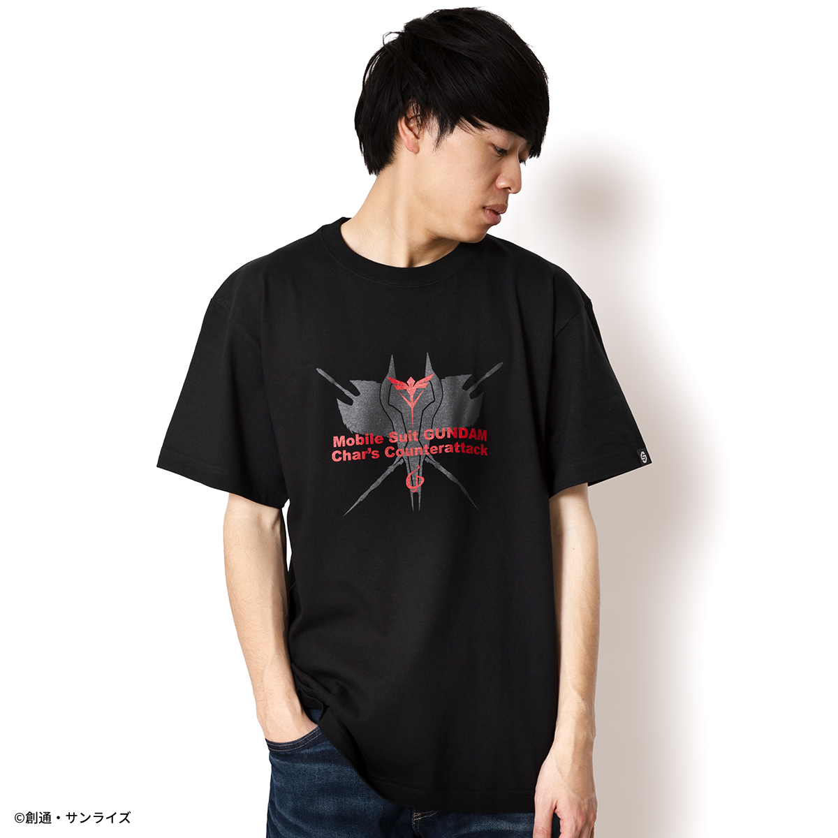 STRICT-G『機動戦士ガンダム 逆襲のシャア』半袖Tシャツ サザビー シールド