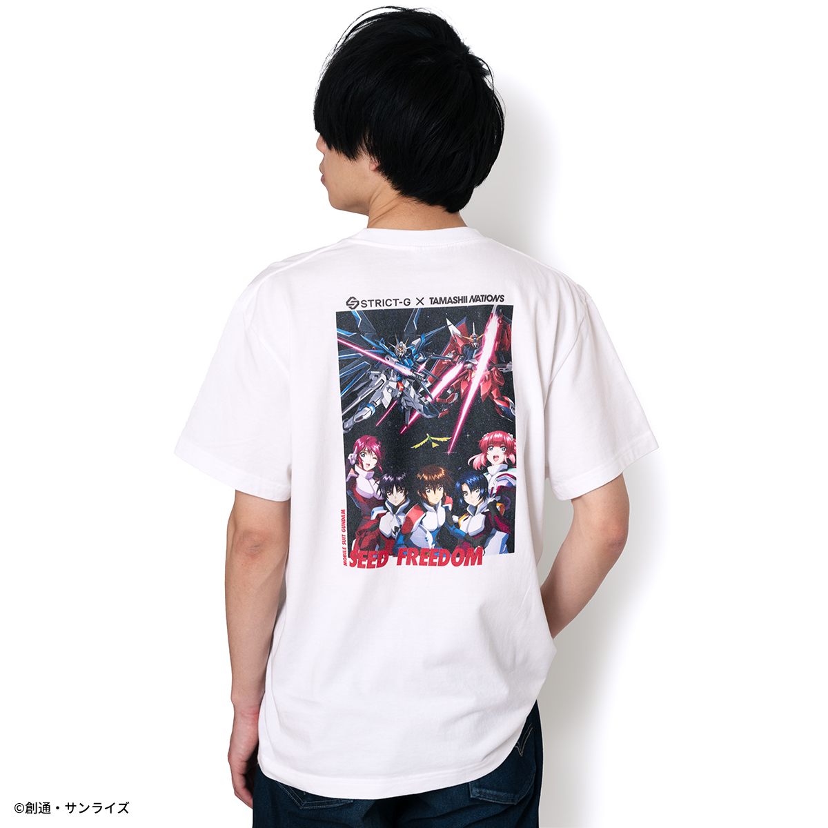 STRICT-G×TAMASHII NATIONS『機動戦士ガンダムSEED FREEDOM』半袖Tシャツ