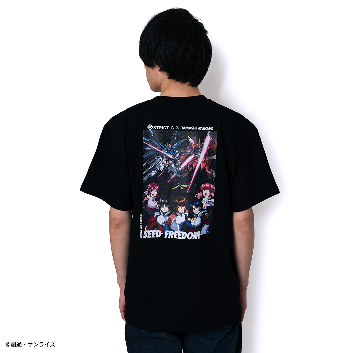 STRICT-G×TAMASHII NATIONS『機動戦士ガンダムSEED FREEDOM』半袖Tシャツ