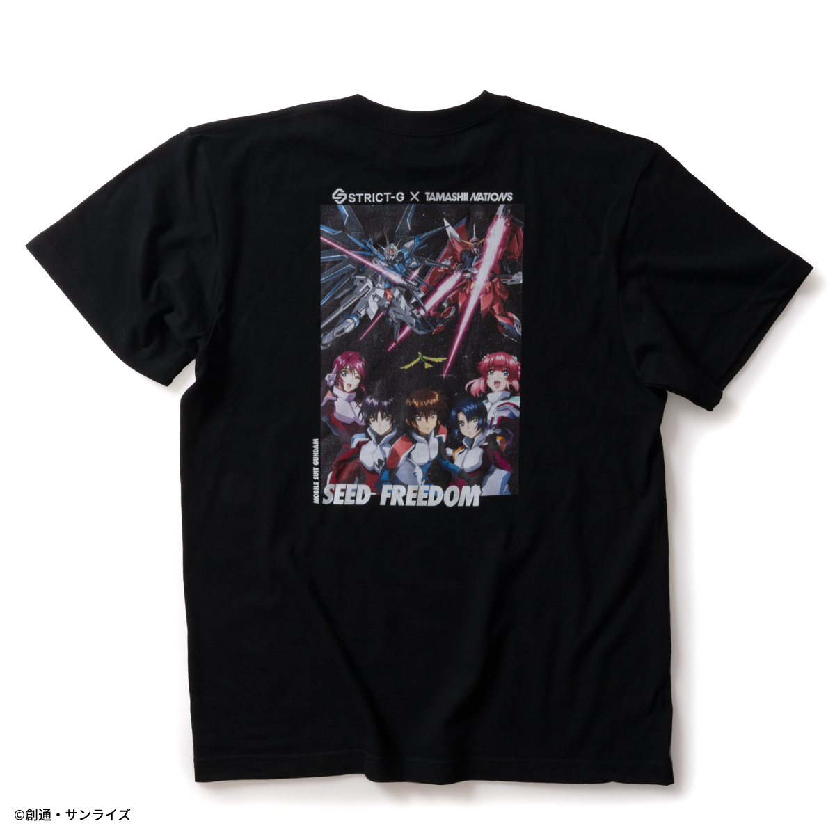 STRICT-G×TAMASHII NATIONS『機動戦士ガンダムSEED FREEDOM』半袖Tシャツ