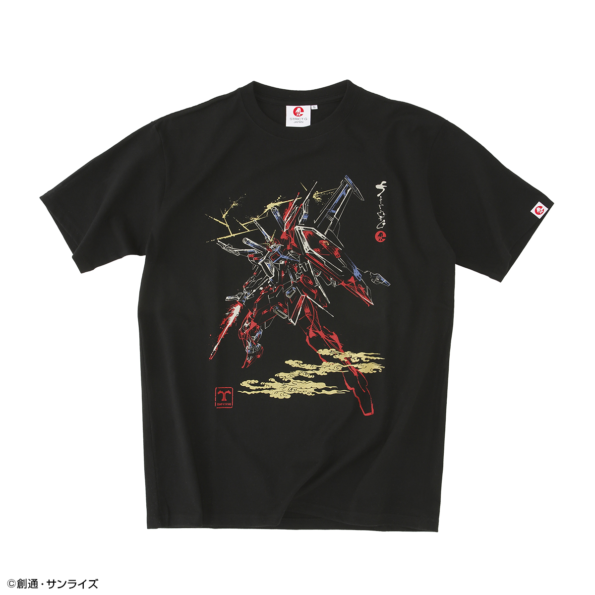 STRICT-G JAPAN『機動戦士SEED FREEDOM』Tシャツ インフィニットジャスティスガンダム弐式