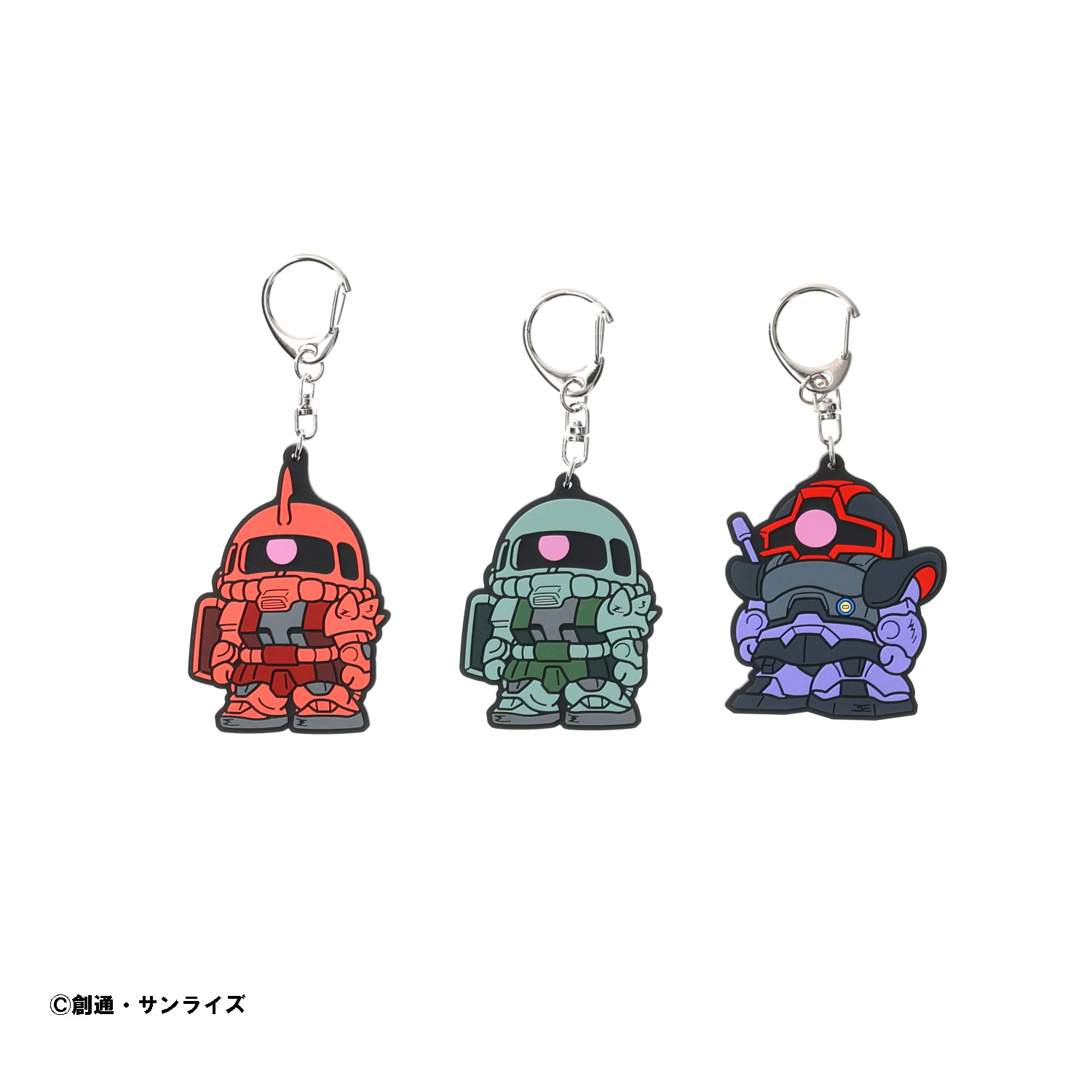 STRICT-G『機動戦士ガンダム』シャア専用ザク ラバーキーホルダー 