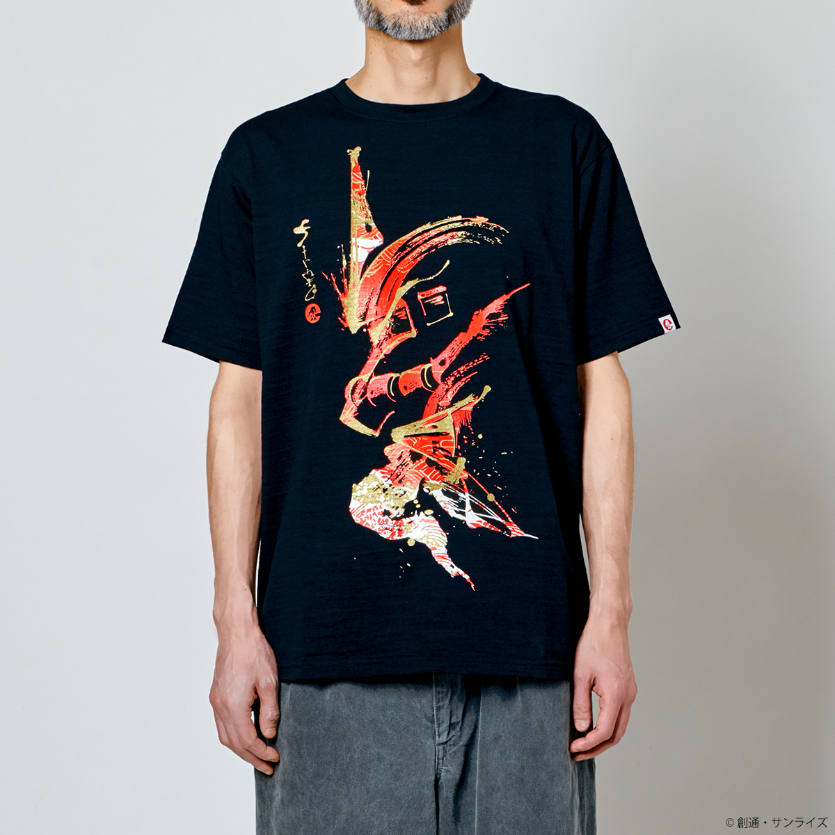 STRICT-G JAPAN『機動戦士ガンダム』和柄Tシャツ シャア専用ザクII