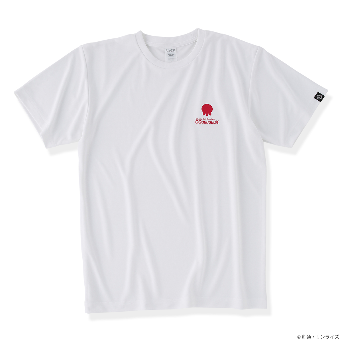 再生ポリエステル素材を使用した『機動戦士Gundam GQuuuuuuX』アクティブドライTシャツが登場! ポリエステルをサステナブルに!