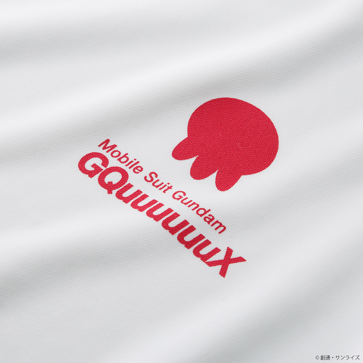 再生ポリエステル素材を使用した『機動戦士Gundam GQuuuuuuX』アクティブドライTシャツが登場! ポリエステルをサステナブルに!