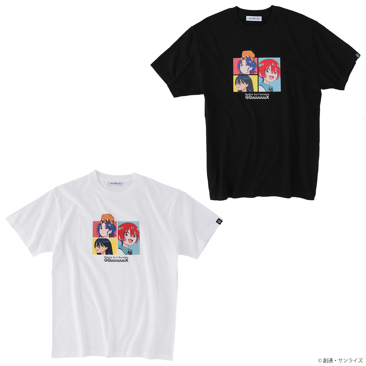 STRICT-G『機動戦士Gundam GQuuuuuuX』キャラクターTシャツ