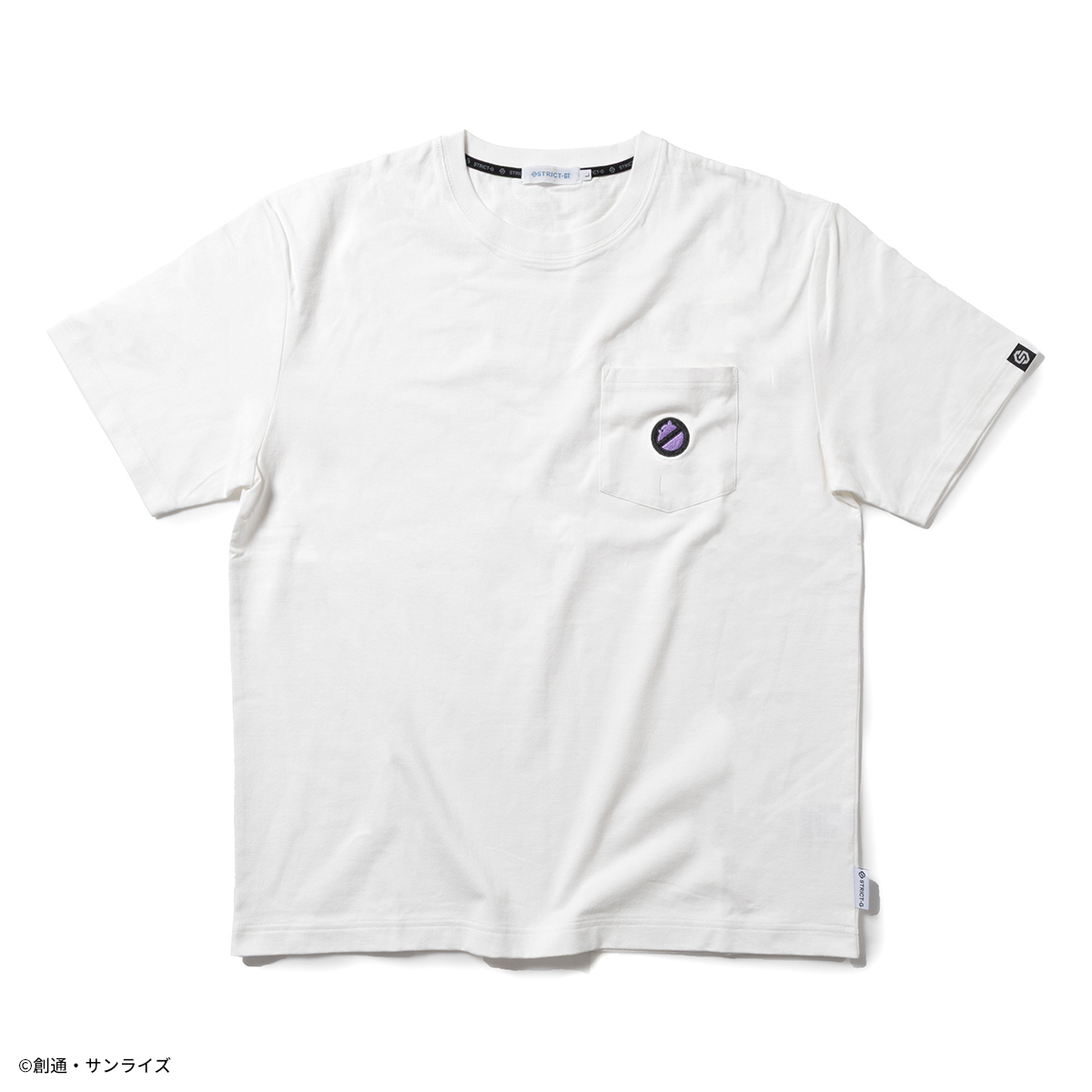 STRICT-G BASICシリーズよりガンダムシリーズ最新作となる『機動戦士Gundam GQuuuuuuX』のシンプルな刺繍Tシャツが登場!