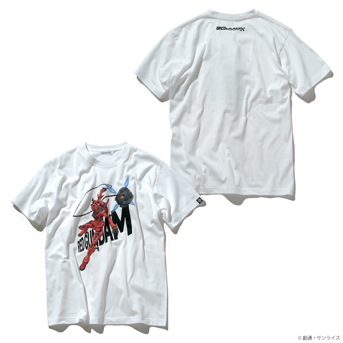 STRICT-G『機動戦士Gundam GQuuuuuuX』MS柄Tシャツ RED GUNDAM