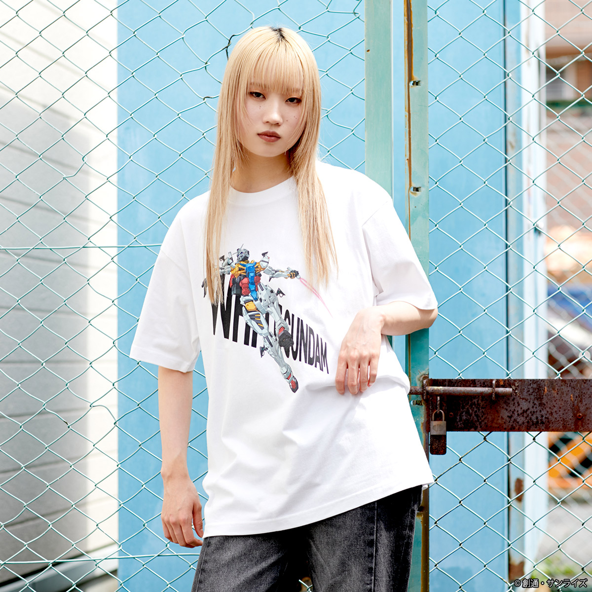 STRICT-G『機動戦士Gundam GQuuuuuuX』MS柄Tシャツ WHITE GUNDAM
