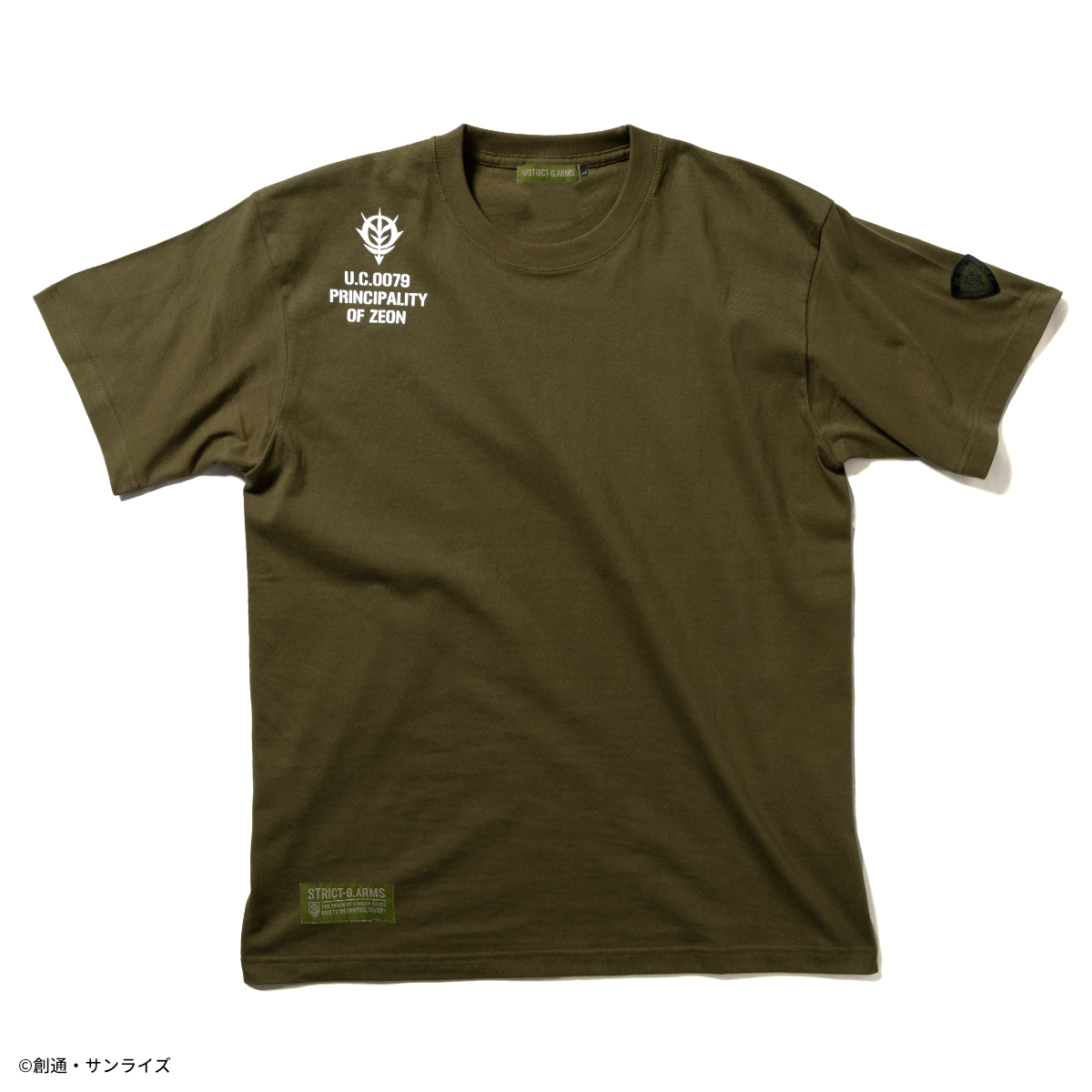STRICT-G.ARMSシリーズから『機動戦士ガンダム』のミリタリー感のある刺繍ワッペン付きの新作Tシャツが登場!