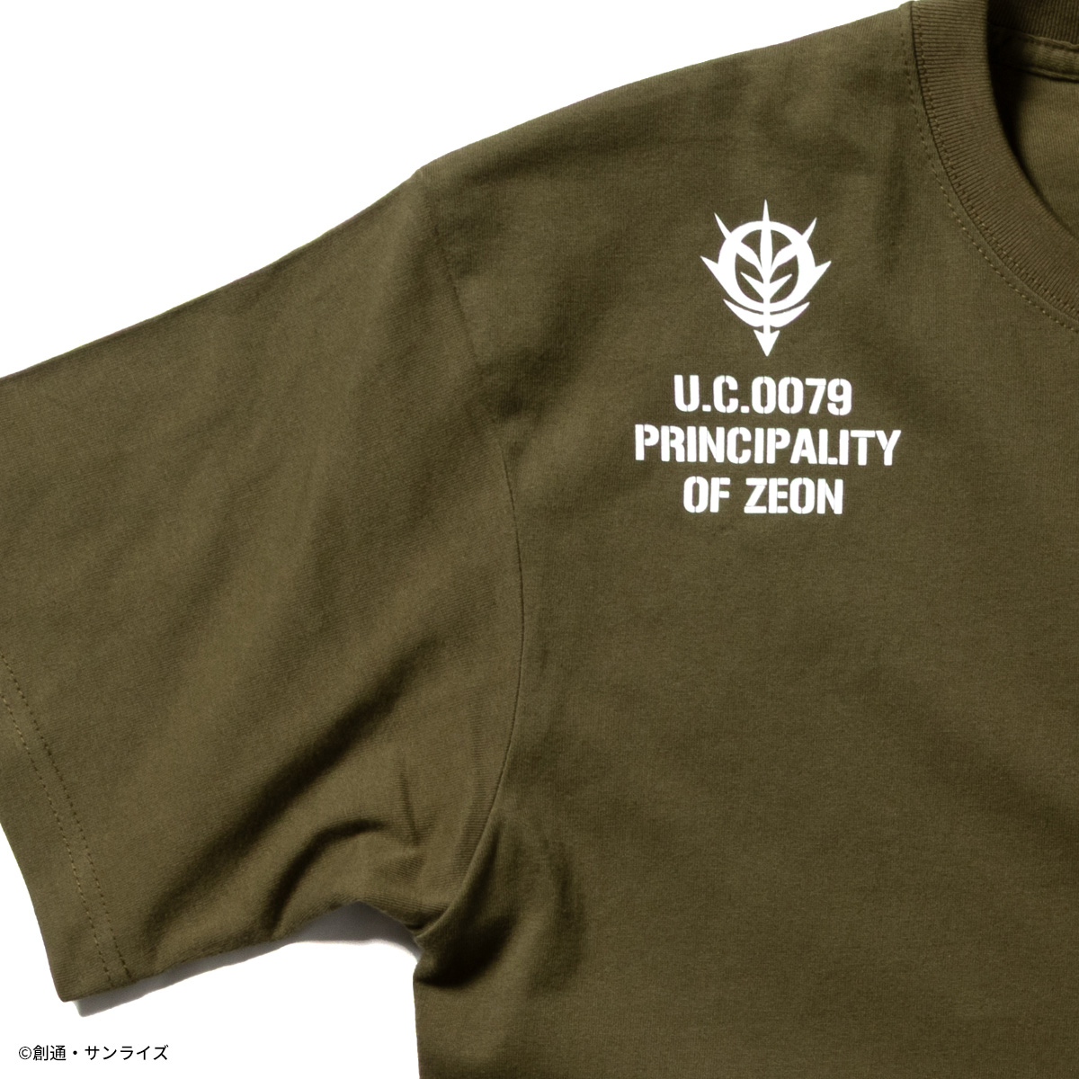 STRICT-G.ARMS『機動戦士ガンダム』ワッペン付Tシャツ ZEON FORCESワンポイント