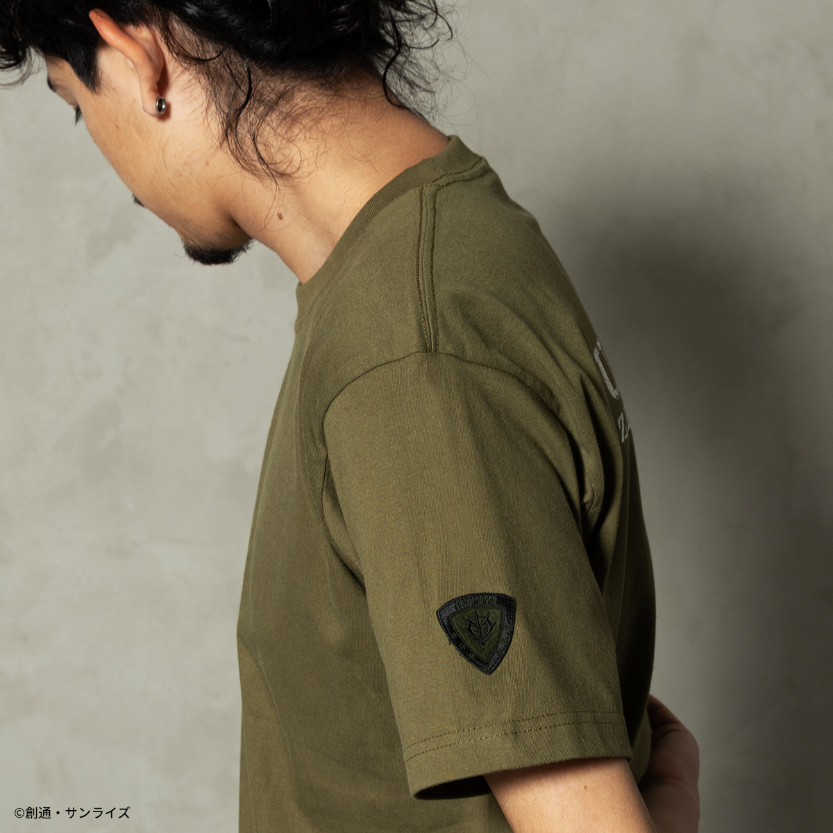 STRICT-G.ARMS『機動戦士ガンダム』ワッペン付Tシャツ ZEON FORCESワンポイント