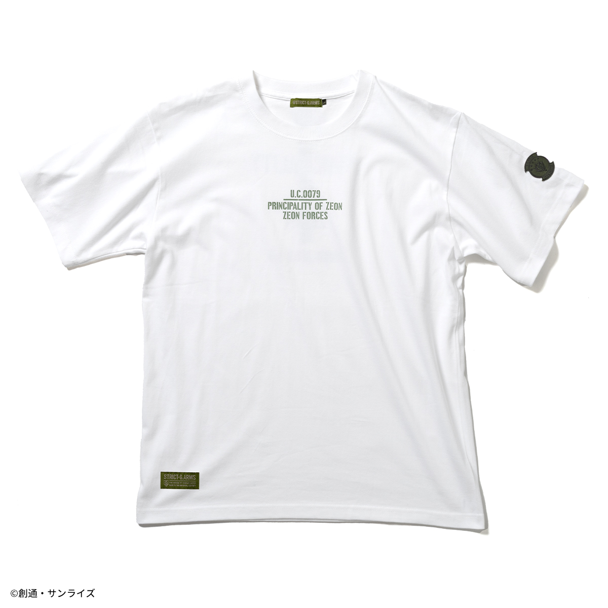 STRICT-G.ARMSシリーズから『機動戦士ガンダム』のミリタリー感のある刺繍ワッペン付きの新作Tシャツが登場!