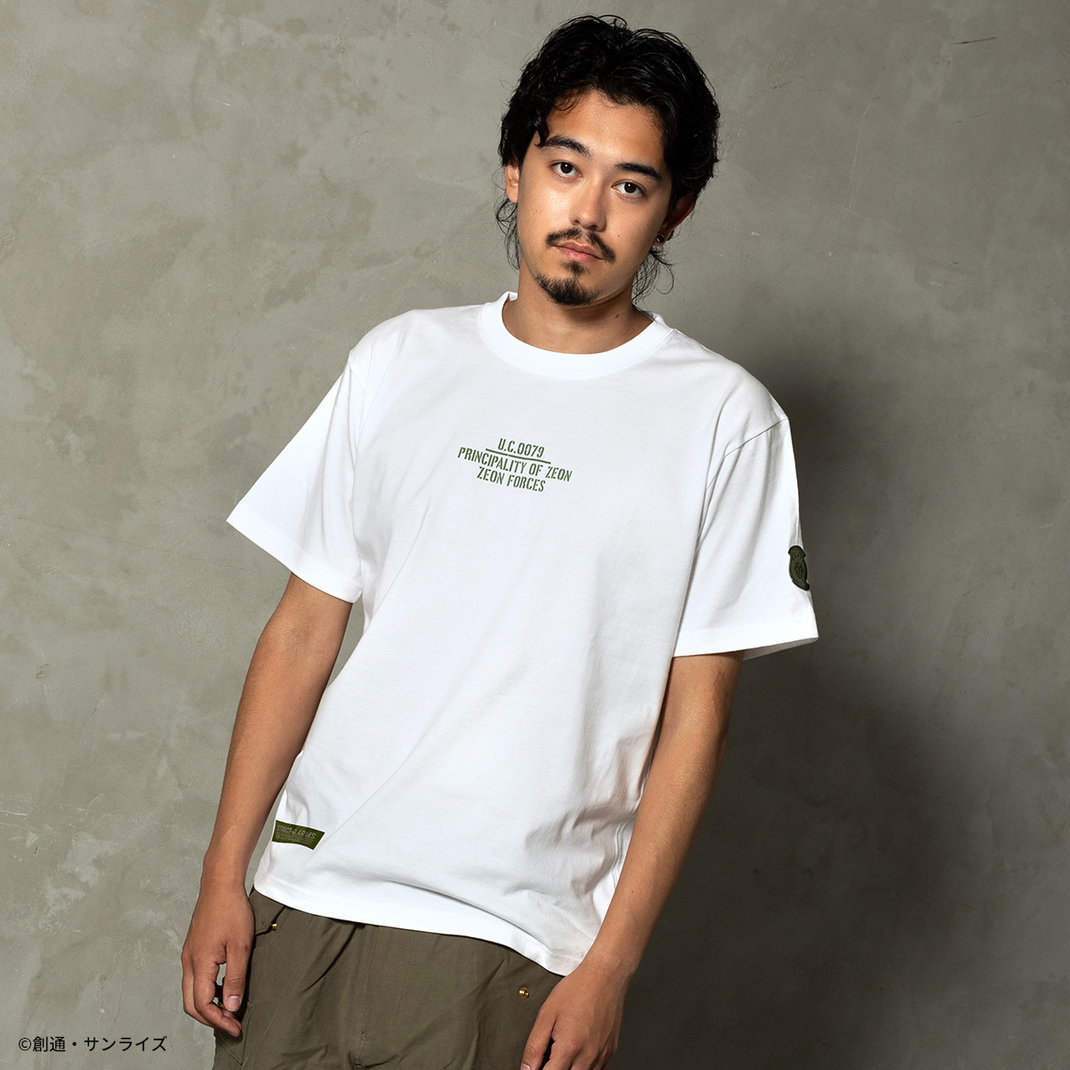 STRICT-G.ARMS『機動戦士ガンダム』ワッペン付Tシャツ ZEON FORCESライン