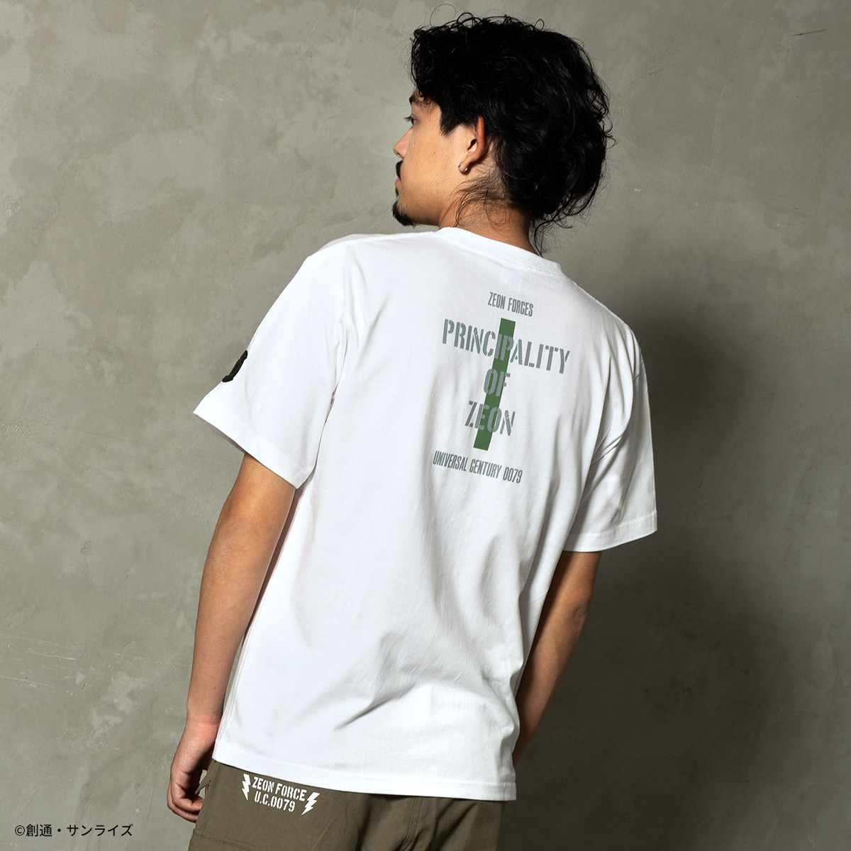 STRICT-G.ARMS『機動戦士ガンダム』ワッペン付Tシャツ ZEON FORCESライン