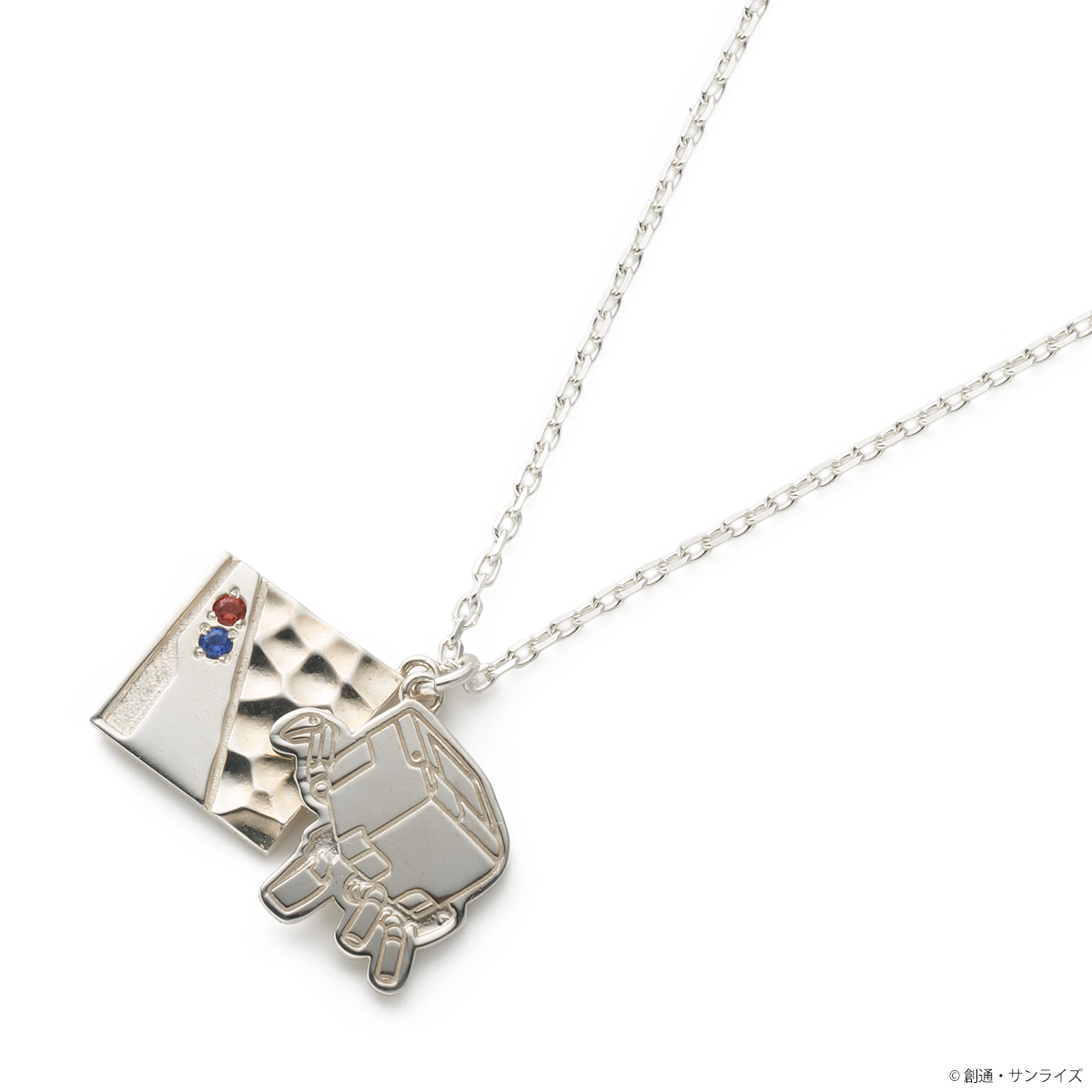 STRICT-G THE KISS『機動戦士Gundam GQuuuuuuX』シュウジ・イトウ シルバーネックレス