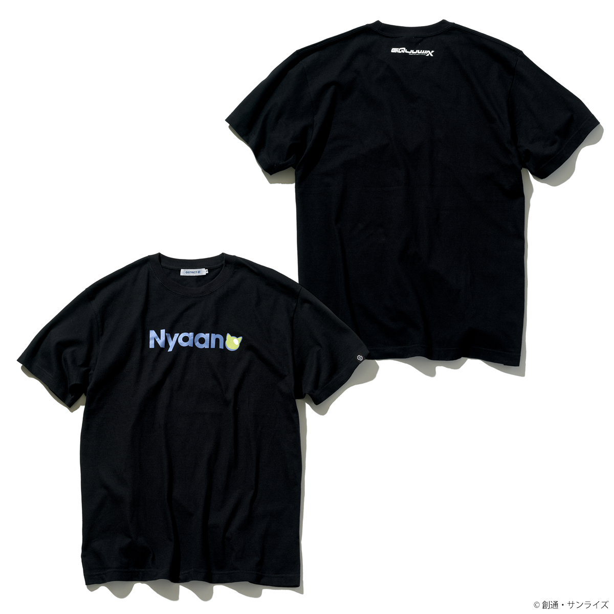 STRICT-G『機動戦士Gundam GQuuuuuuX』キャラネームTシャツ ニャアン柄